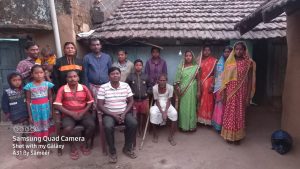 Amar Mahali with his family